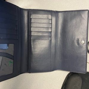 Navy Coach Wallet